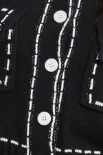 MONO FRAME SWEATER KNIT TOP