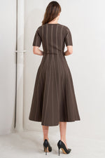 DOT DANCE SWEATER KNIT MIDI DRESS