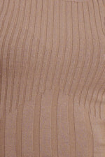 STRUCTURED CHIC SWEATER MIDI DRESS