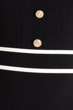 ELEGANT FRAME SWEATER KNIT MIDI DRESS