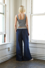 THROUGH THE LOOKING WOVEN TOP