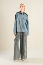 MY LOVE FOR YOU DENIM SHIRT