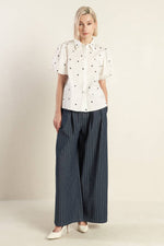 FOREVER DAYDREAMING WOVEN TOP