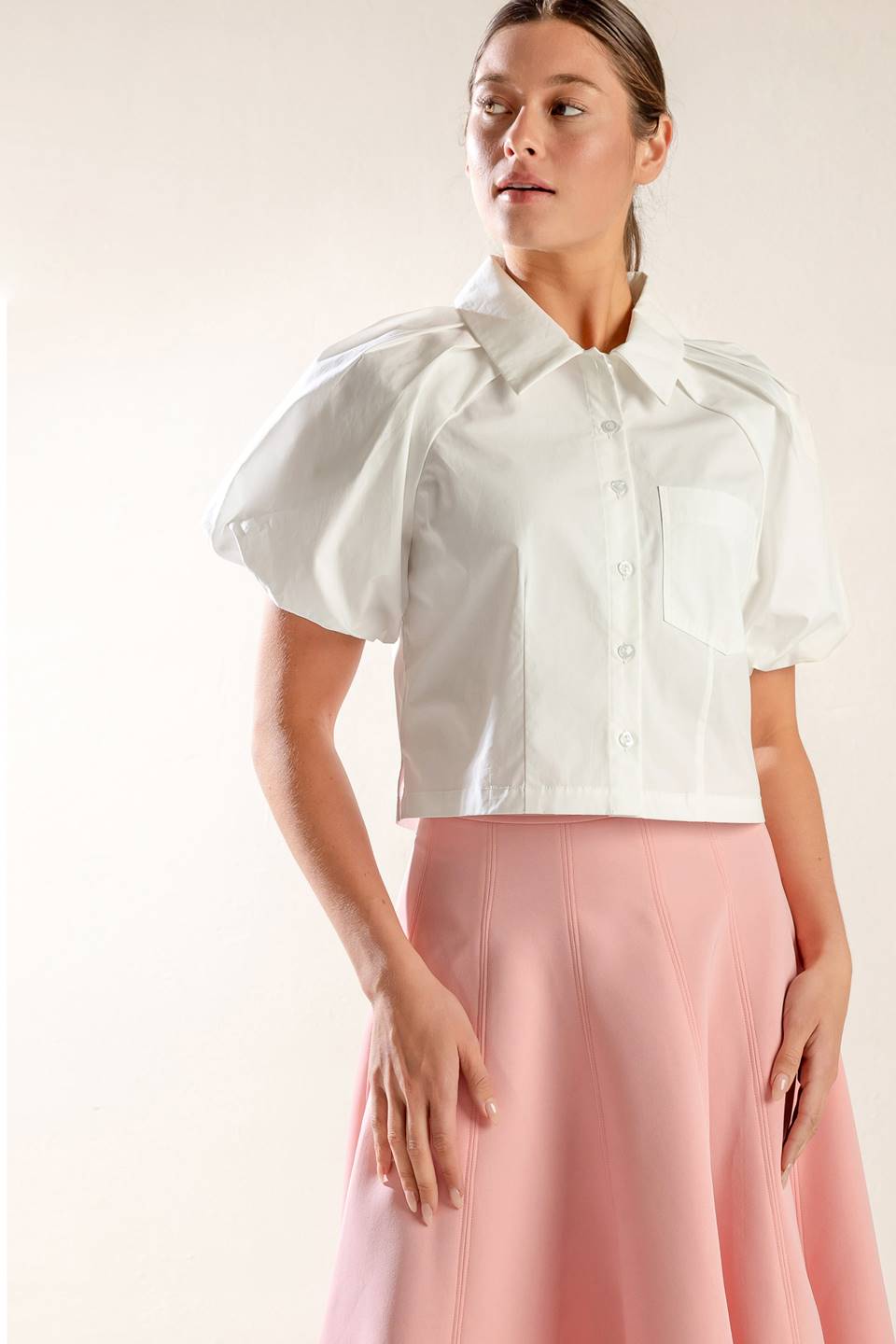 MEET YOU AT THE GARDEN WOVEN TOP