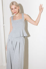 TRUST THE NOW IN KNIT TOP AND PANT SET