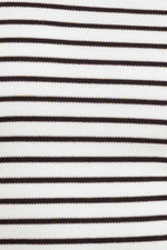 WINDING PATH STRIPED WOVEN TUBE TOP
