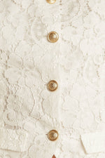 THINK LATER WOVEN LACE VEST