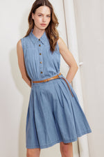 SERENITY HILL CHAMBRAY TOP