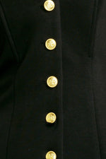 MODERN FLOW BLACK WOVEN TOP