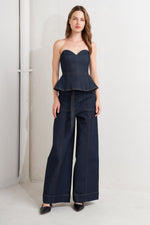 URBAN PANEL DENIM TOP