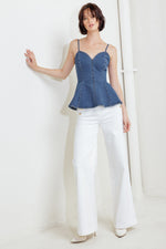 POWER POISE INDIGO CAMI TOP