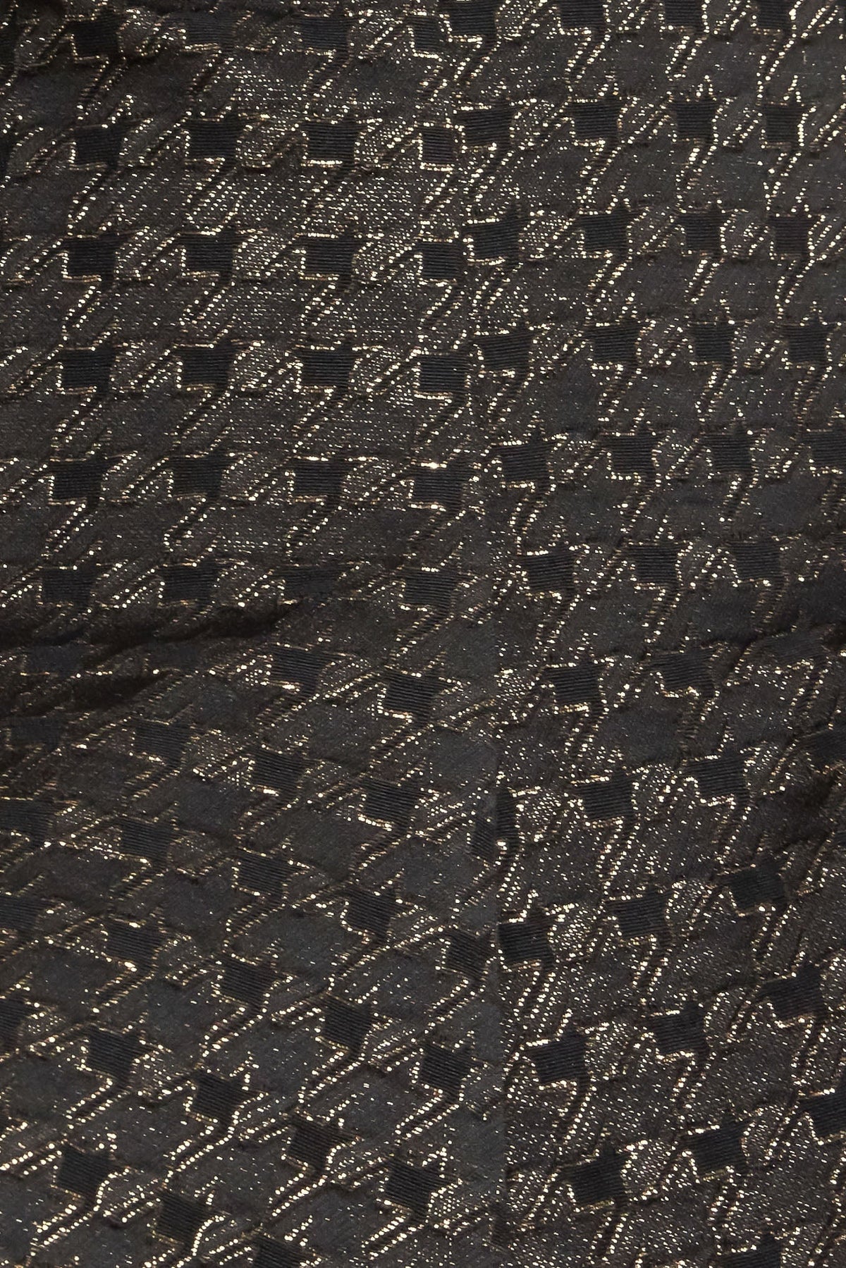 EVENING SCULPT METALLIC THREADED WOVEN TOP