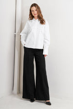 CRYSTAL TOUCH WOVEN SHIRT