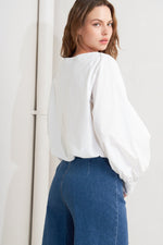 LAUREN TOUCH WOVEN TOP