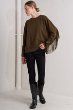 FRINGE CITY PULLOVER KNIT TOP