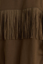 FRINGE CITY PULLOVER KNIT TOP