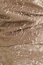 LIQUID GOLD WOVEN TOP