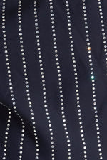 GEOMETRIC EDGE WOVEN TOP