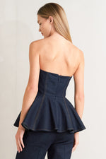 POWERED FEMME DENIM TOP