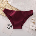 Women Cotton Briefs Panties Ladies M-2XL Underwear Sexy Low Waist Panti Female Seamless Lingerie Girls Plus Size Soft Intimates