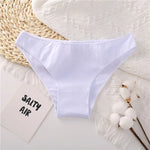 FINETOO M-2XL Women Cotton Underwear 3Pcs/set Comfortable Panties Ladies Plus Size Underpants Solid Color Briefs Female Lingerie