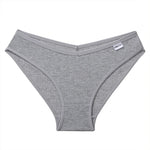 FINETOO Women Cotton Panties Female Sexy V Wasit Briefs Pantys Ladies Breathable Underwear Girls M-2XL Intimates Lingerie Soft