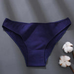 Sexy Low Waist Briefs Panties Plus Size M-XXL Cotton Lingerie Female Breathable Underwear 7 Solid Color Girls Intimates Lingerie