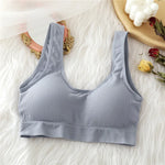 FINETOO Padded Tube Tops Sexy Crop Top Seamless Underwear U-Back Wrapped Chest Streetwear Female Fitness Tops Tank Lingerie 2020