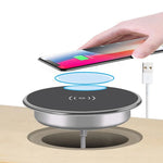Desk Embeded Wireless Charger 15W Phone Charger 3.0 For xiaomi mi 11 10s Wireless Charging Pad For iphone 12 pro max x plus