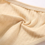 6Pcs/Set Women Cotton G-String Ribbed Panties Female Low Rise Thongs Ladies Sexy Bikini 7 Solid Color Girl Soft S-XL Intimates