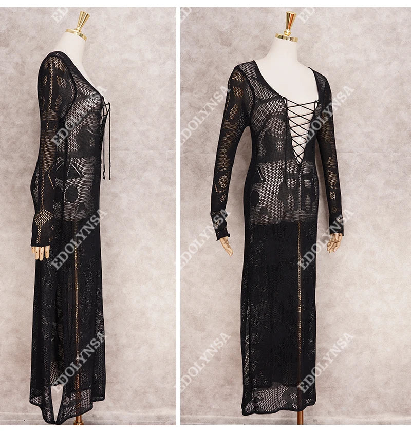 New Arrivals Sexy Beach Cover up Crochet Women Swimwear Rash Guard Beach Kaftan Wrap Dress Robe de Plage Saida de Praia #Q194