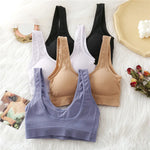 FINETOO Padded Tube Tops Sexy Crop Top Seamless Underwear U-Back Wrapped Chest Streetwear Female Fitness Tops Tank Lingerie 2020