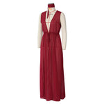 Loose Chiffon Beach Dress Sexy Women Solid Elegant Split Summer Maxi Dress Vestidos