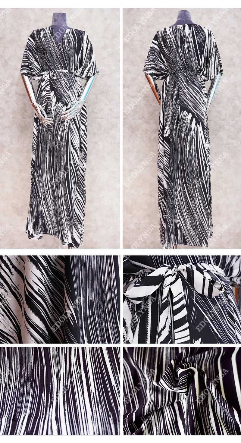 2026 Indie Folk Embroidered Short Sleeve Summer Dress Cotton Tunic Beach Kaftan Women Beachwear Swimsuit Cover Up Robe de plage