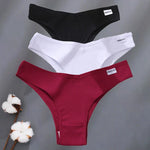 4Pcs/Set Cotton Panties Low Rise Briefs Women Underwear Bikini Ladies Sexy Underpants Female Intimates Girls Lingerie 2022 Hot
