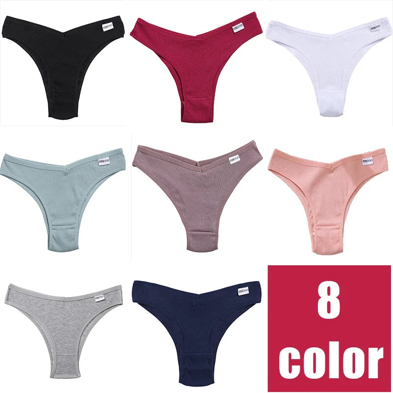 4Pcs/Set Cotton Panties Low Rise Briefs Women Underwear Bikini Ladies Sexy Underpants Female Intimates Girls Lingerie 2022 Hot