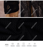 New Arrivals Sexy Beach Cover up Crochet Women Swimwear Rash Guard Beach Kaftan Wrap Dress Robe de Plage Saida de Praia #Q194