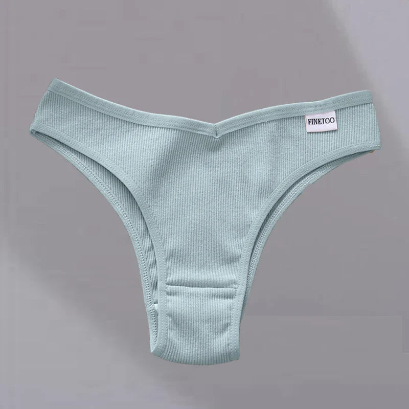Sexy V Waist Cotton Panties for Women Female Brazil Underpants Ladies Low Rise Briefs Underwear Breathable Girls New Lingerie
