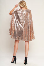 SPECIAL TREATMENT SEQUIN MINI DRESS
