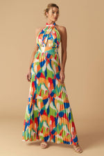 KEEP BLOOMING WOVEN MAXI DRESS