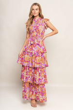 GETTING STARTED WOVEN MIDI DRESS