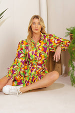 WORLD IS YOUR OYSTER WOVEN MINI DRESS