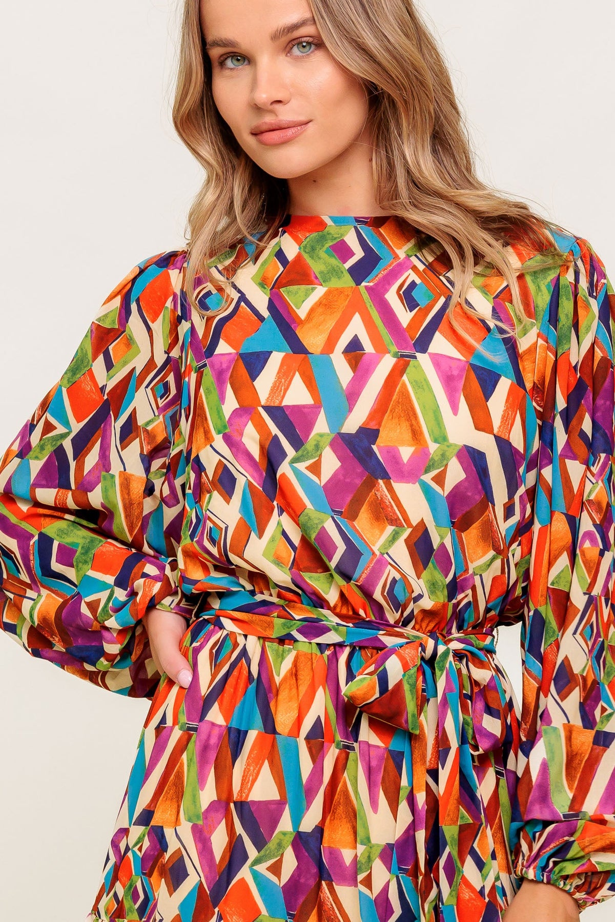 YOUR SWEETIE WOVEN MIDI DRESS