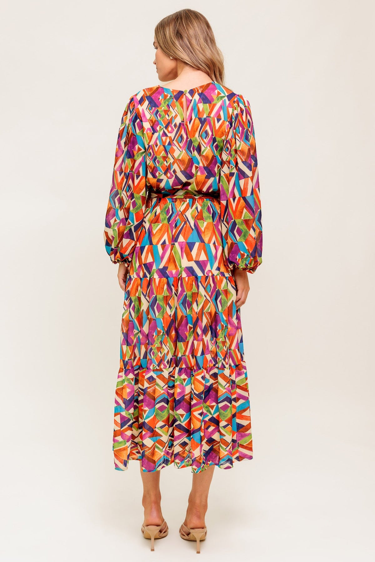 YOUR SWEETIE WOVEN MIDI DRESS