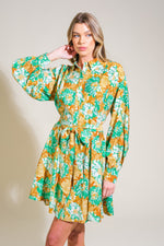 ENCHANTED TO MEET YOU WOVEN MINI DRESS