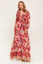 AMAZING PRESENCE WOVEN MAXI DRESS