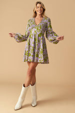 WINGS OF A DREAM WOVEN MINI DRESS