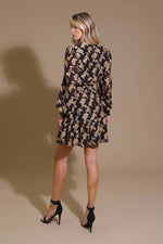 NEW MOON RISING JACQUARD WOVEN MINI DRESS