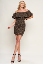 WHEREVER YOU MAY GO WOVEN MINI DRESS