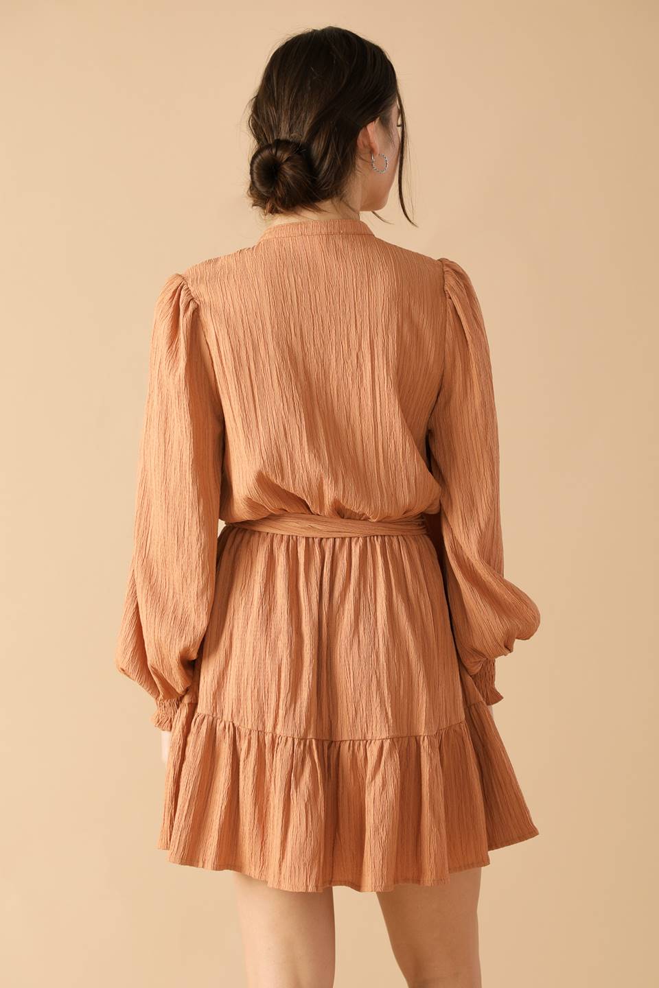 WANDERING MIND WOVEN MINI DRESS